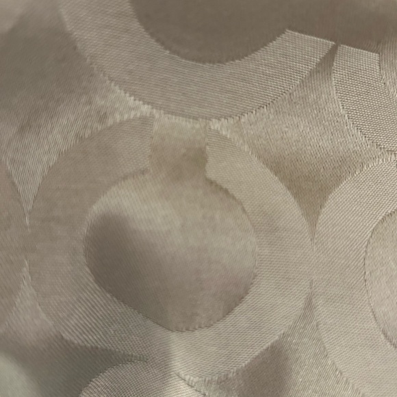 Vintage Coach F0973-14395 Beige and Dark Brown Shoulder Bag - Picture 6 of 16